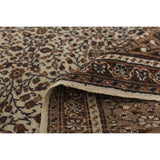 Hand-knotted Keisari Vintage Cream Wool Rug - 6'5 x 9'4
