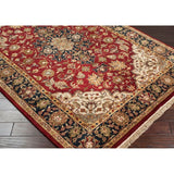 Hand-knotted Maine Ave Burgundy New Zealand Wool Area Rug - 2'6" x 8' Runner