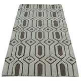 Hand-knotted Modern Moroccan Berber Oriental Area Rug (3' x 5'1)