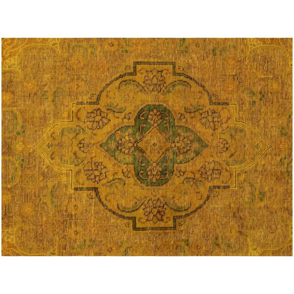 Hand-knotted Old Persian Tabriz Area Rug Wool Area Rug (9'1 x 12'6)