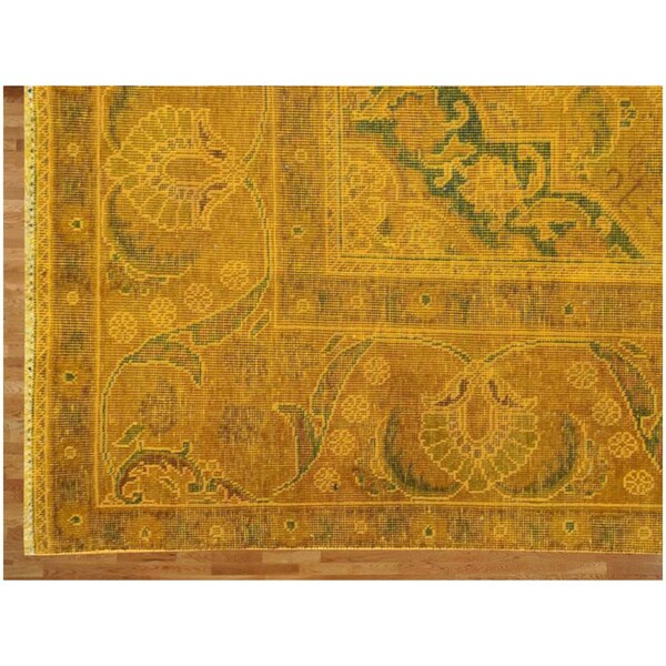 Hand-knotted Old Persian Tabriz Area Rug Wool Area Rug (9'1 x 12'6)