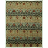 Hand-knotted Oriental Chobi Wool Multi-colored Area Rug (8' X 10')