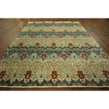 Hand-knotted Oriental Chobi Wool Multi-colored Area Rug (8' X 10')