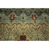 Hand-knotted Oriental Chobi Wool Multi-colored Area Rug (8' X 10')