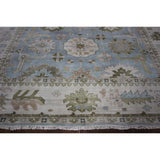 Hand-knotted Persian Collection Oriental Blue Oushak Wool Area Rug (8' x 10')