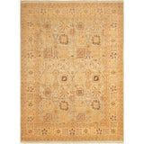 Hand-knotted Peshawar Oushak Blue Wool Rug - 9'10 x 13'6