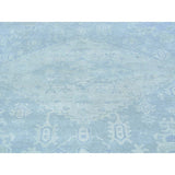 Hand-knotted Pure Wool Silver Wash Oushak Oriental Rug (8'3 x 9'8)