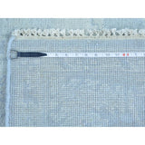 Hand-knotted Pure Wool Silver Wash Oushak Oriental Rug (8'3 x 9'8)