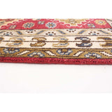 Hand-knotted Royal Kazak Pink Wool Rug - 4'0 x 6'1/4'0" x 6'1"
