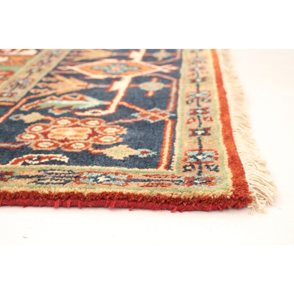 Hand-knotted Serapi Heritage Copper Rug - ECARPETGALLERY - 7'11 x 9'9