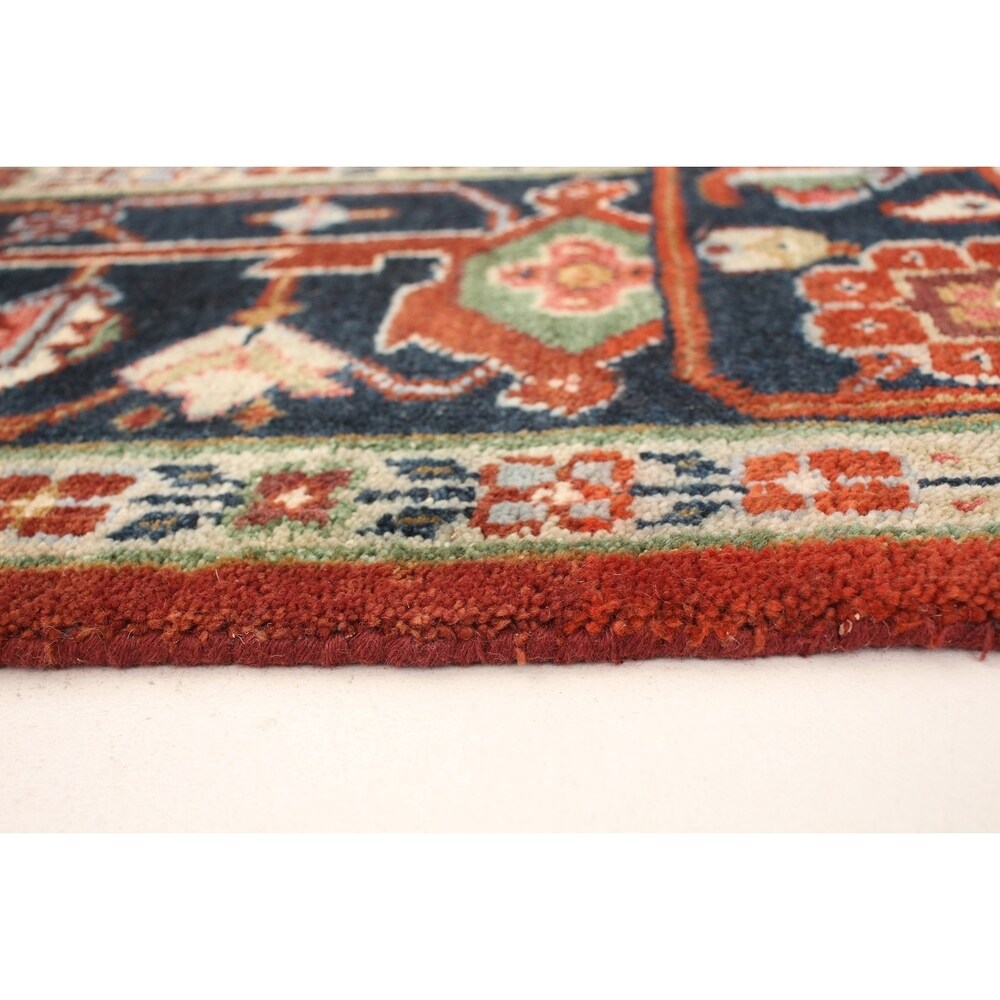 Hand-knotted Serapi Heritage Red Rug - ECARPETGALLERY - 9'0 x 11'9