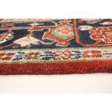 Hand-knotted Serapi Heritage Red Rug - ECARPETGALLERY - 9'0 x 11'9