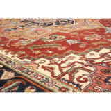 Hand-knotted Serapi Heritage Red Rug - ECARPETGALLERY - 9'0 x 11'9