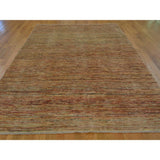 Hand-knotted Striped Peshawar Gabbeh Oriental Rug (6'5 x 9'8) - Multi-color