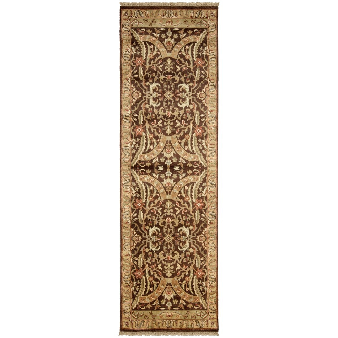 Hand-knotted Taj Mahal Semi-worsted New Zealand Wool Area Rug - 2'6" x 8' Runner