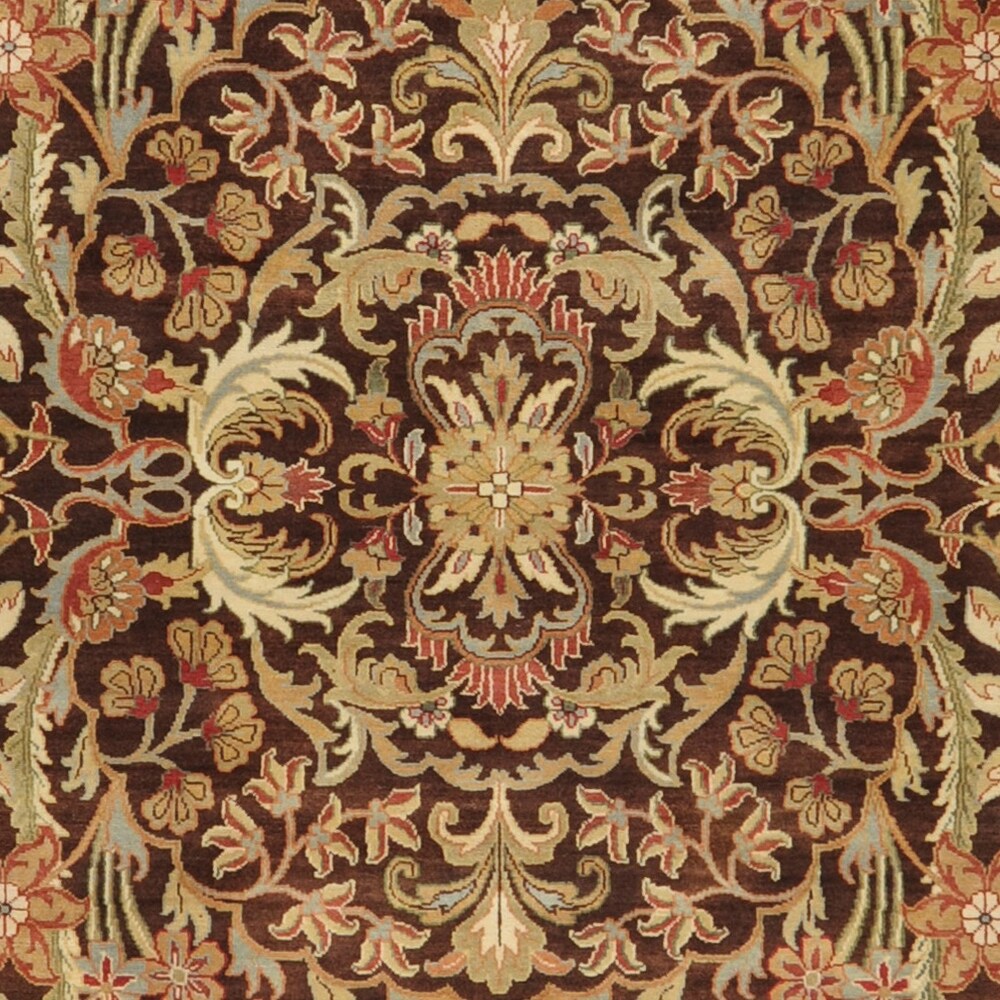Hand-knotted Taj Mahal Semi-worsted New Zealand Wool Area Rug - 2'6" x 8' Runner
