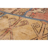 Hand-knotted Vintage Anatolia Patch Copper Wool Rug - 6'5 x 9'10