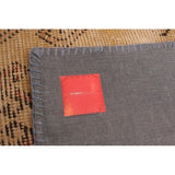 Hand-knotted Vintage Anatolia Patch Copper Wool Rug - 6'5 x 9'10
