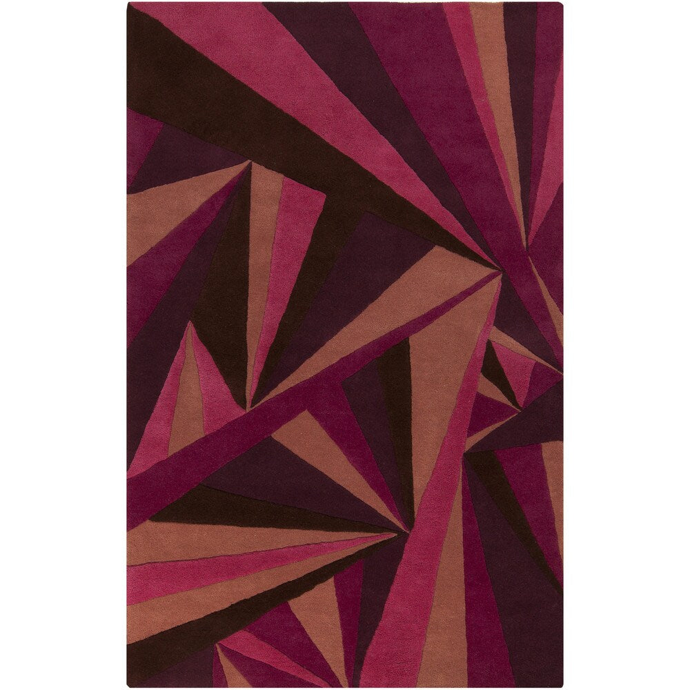 Hand-tufted Abstract Wool Area Rug