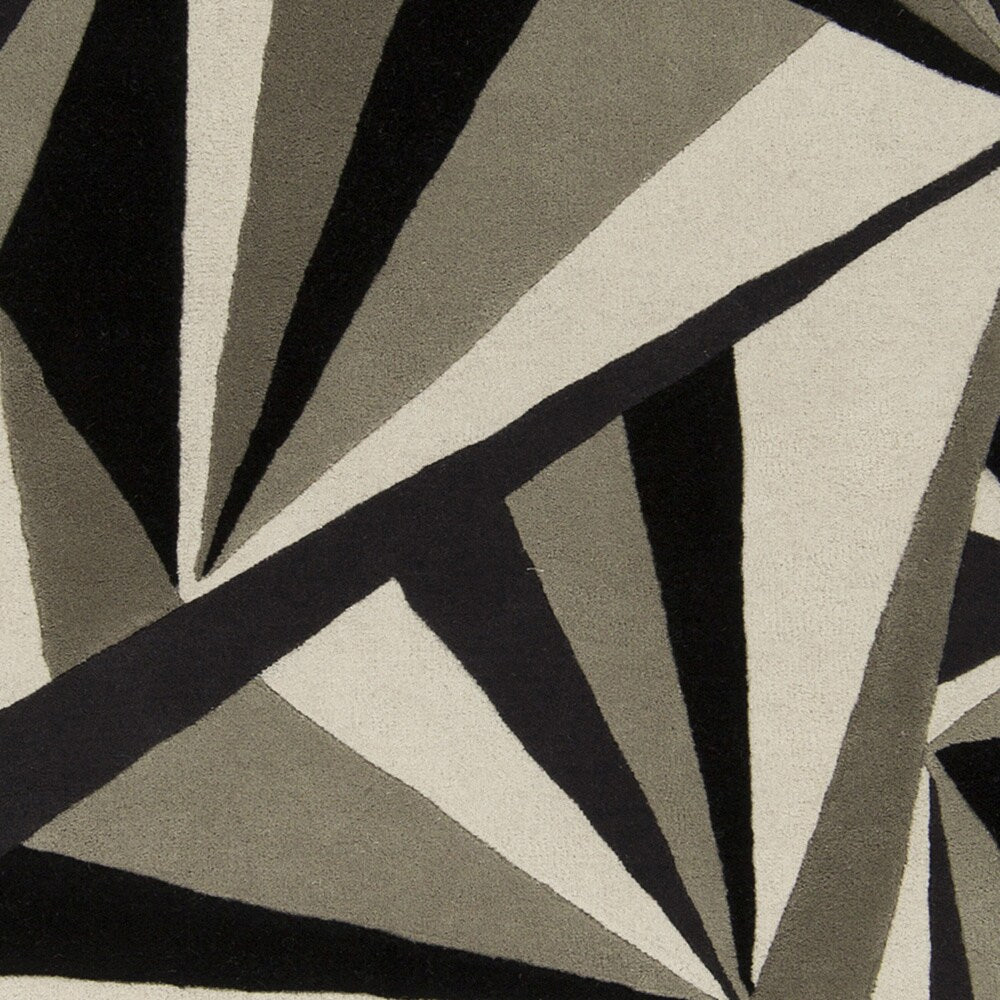 Hand-tufted Abstract Wool Area Rug