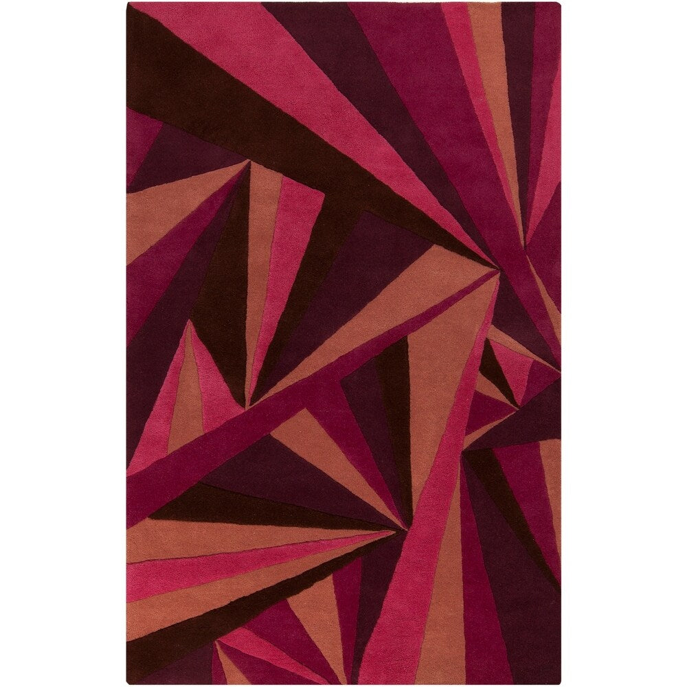 Hand-tufted Abstract Wool Area Rug