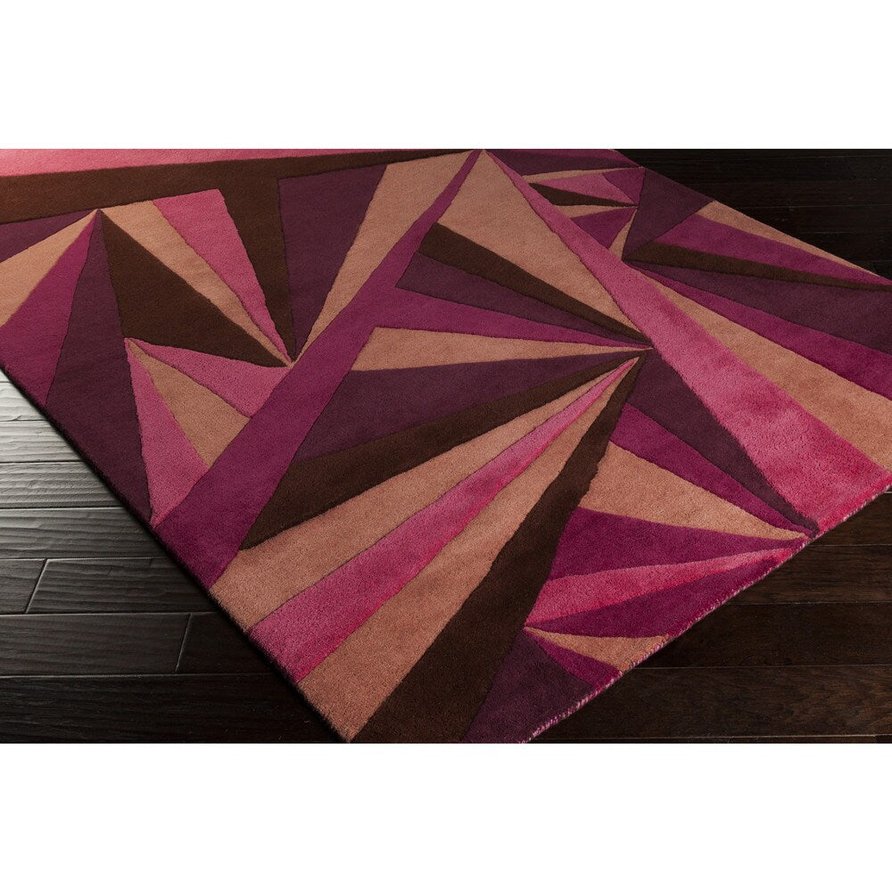 Hand-tufted Abstract Wool Area Rug