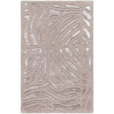 Hand-tufted Beige Zebra Animal Print Redfield Wool Area Rug - 9' x 13'