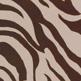 Hand-tufted Brown/White Zebra Animal Print Lipscombe Wool Area Rug - 2' x 3'/Surplus
