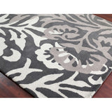 Barnady Hand-tufted Classic Floral Wool Area Rug