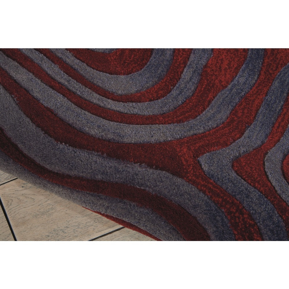 Nourison Contour Tone on Tone Abstract Zebra Modern Hand-tufted Area Rug