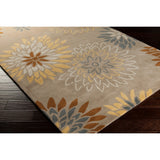 Hand-tufted Dazzle Floral Wool Runner Area Rug - 3' x 12' Runner/Surplus
