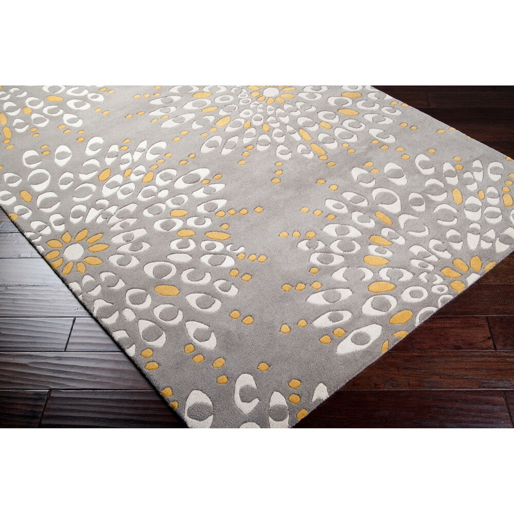 Hand-tufted Duarte Floral Wool Area Rug - 2' x 3'/Surplus