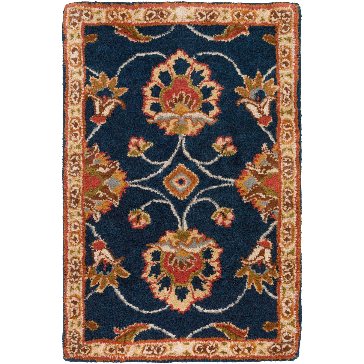 Hand-tufted Ebba Blue Wool Area Rug - 12' x 15' - 12' x 15'