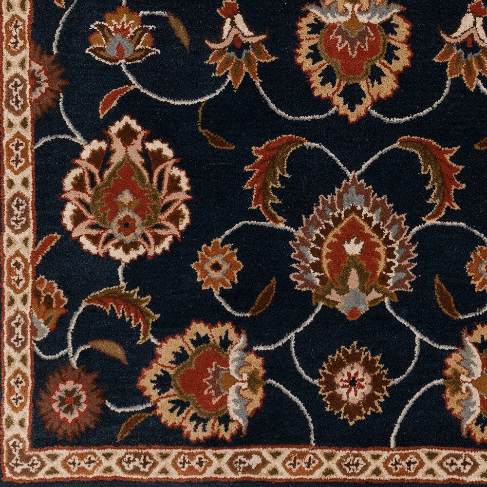 Hand-tufted Ebba Blue Wool Area Rug - 12' x 15' - 12' x 15'