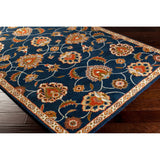 Hand-tufted Ebba Blue Wool Area Rug - 12' x 15' - 12' x 15'