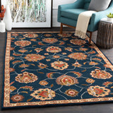 Hand-tufted Ebba Blue Wool Area Rug - 12' x 15' - 12' x 15'