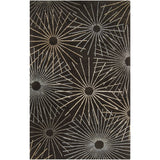 Hand-tufted Essence Brown Wool Area Rug - 2' x 3'