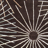 Hand-tufted Essence Brown Wool Area Rug - 2' x 3'