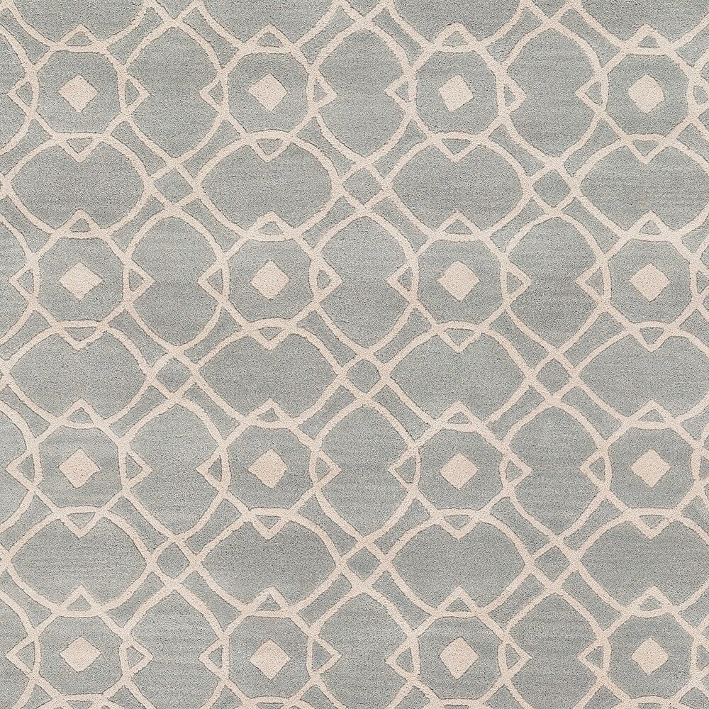 Hand-tufted Glamorous Seafoam Wool Area Rug - 3'3" x 5'3"