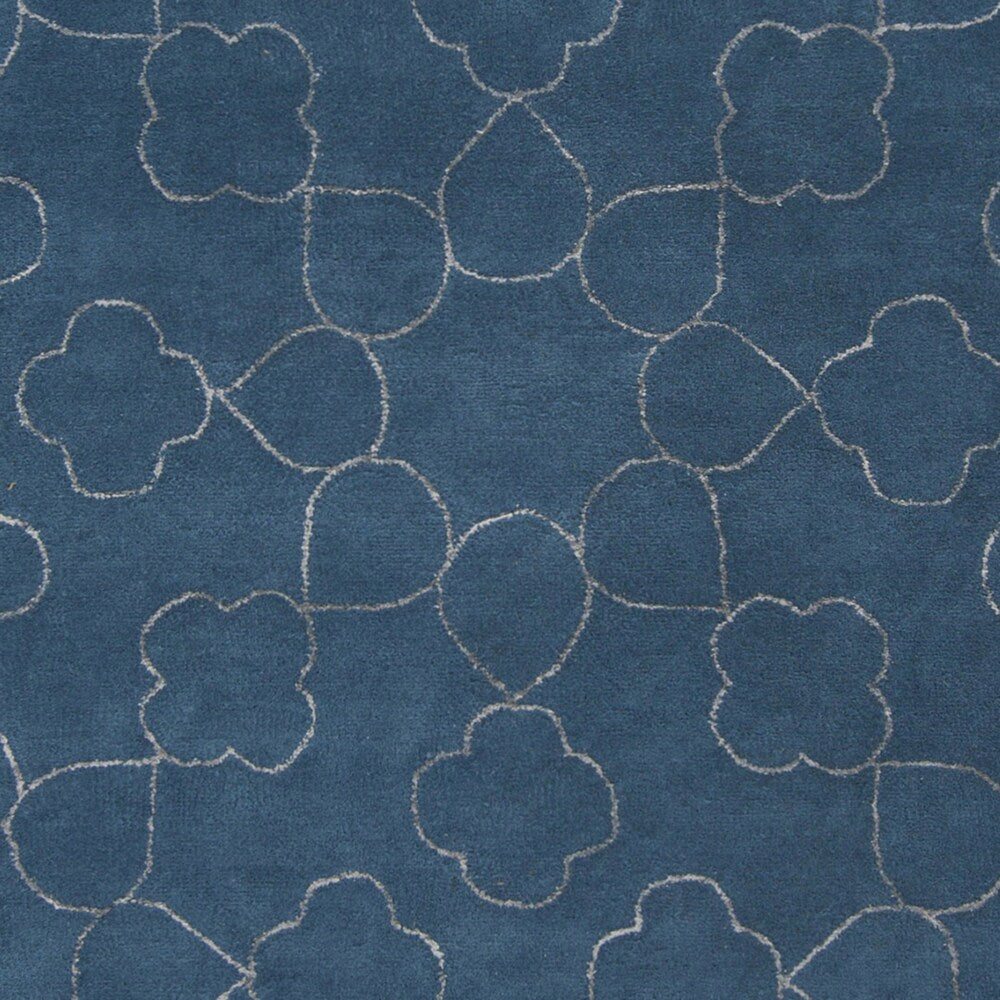 Hand-tufted Grady Floral New Zealand Wool Area Rug