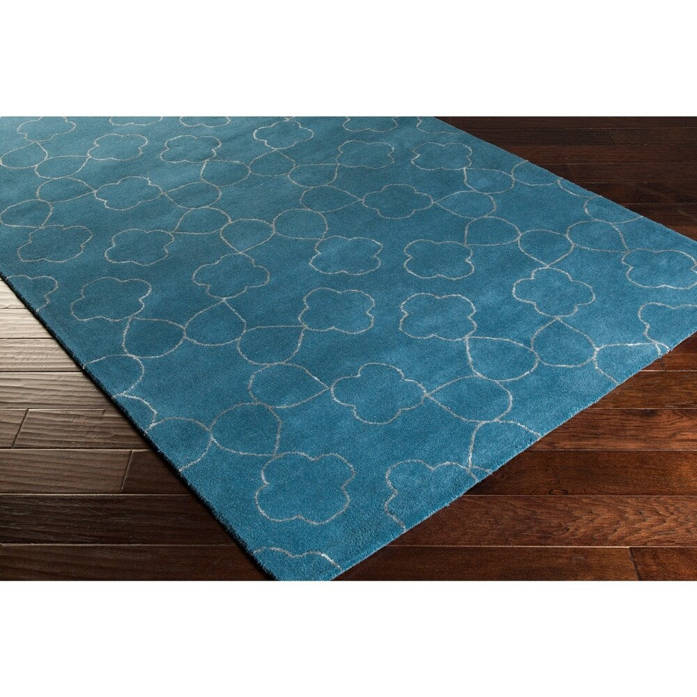 Hand-tufted Grady Floral New Zealand Wool Area Rug