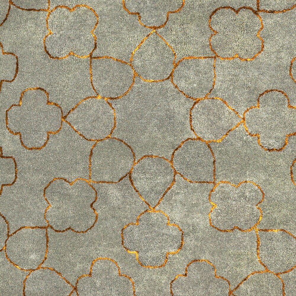 Hand-tufted Grady Floral New Zealand Wool Area Rug