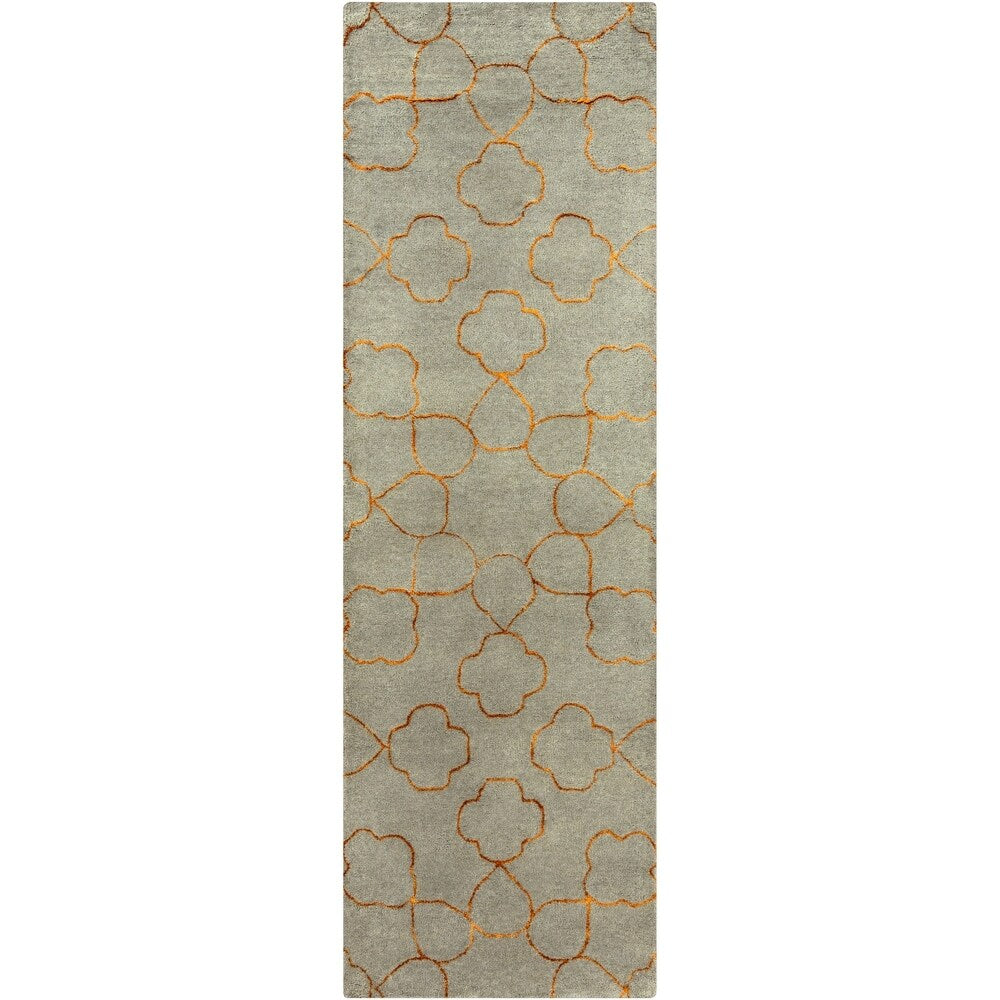 Hand-tufted Grady Floral New Zealand Wool Area Rug