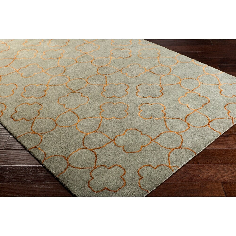 Hand-tufted Grady Floral New Zealand Wool Area Rug