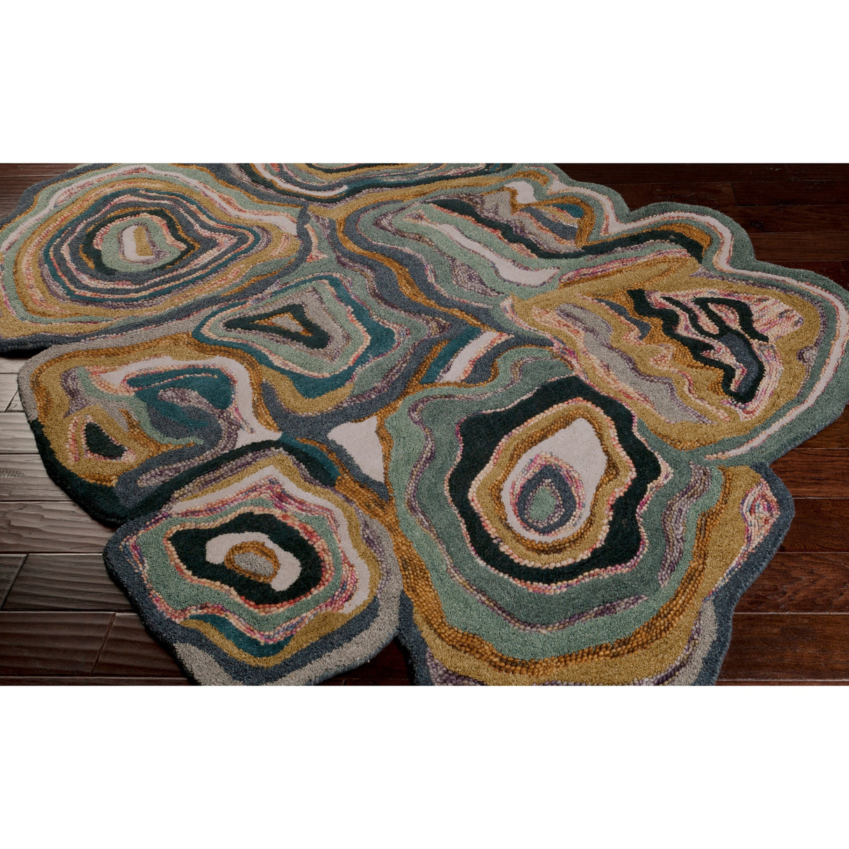 Hand-tufted Groton Green Novelty Wool Area Rug - 2' x 3' - 2' x 3'