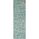 Hand-tufted Jungle Animal Print Runner Wool Area Rug