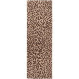 Hand-tufted Jungle Animal Print Runner Wool Area Rug