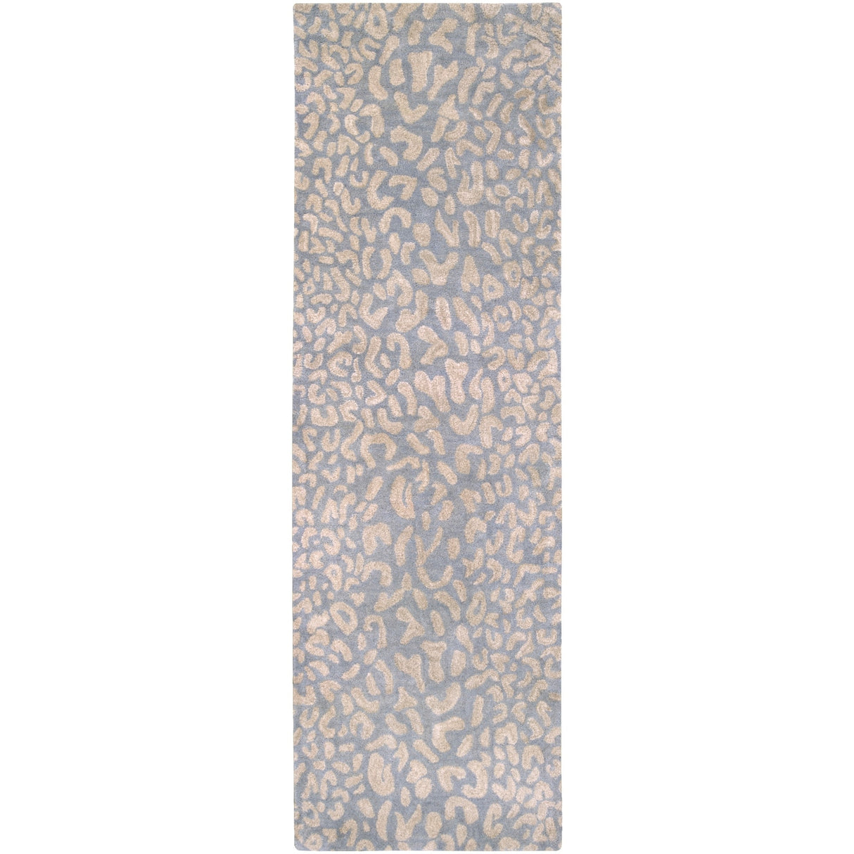 Hand-tufted Jungle Animal Print Runner Wool Area Rug