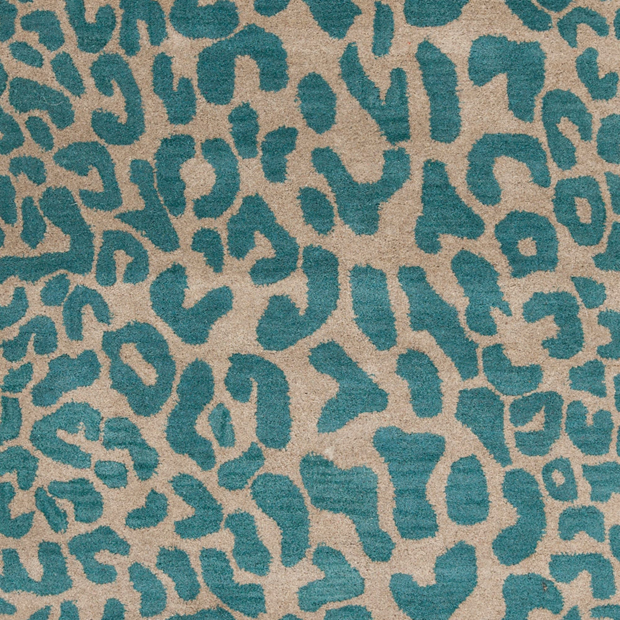 Hand-tufted Jungle Animal Print Runner Wool Area Rug