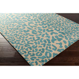 Hand-tufted Jungle Animal Print Runner Wool Area Rug